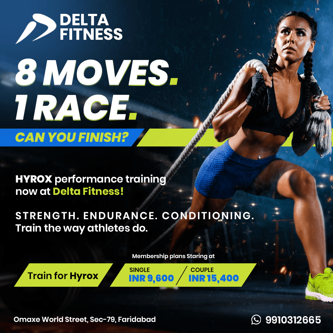 Delta Fitness HYROX performance training campaign