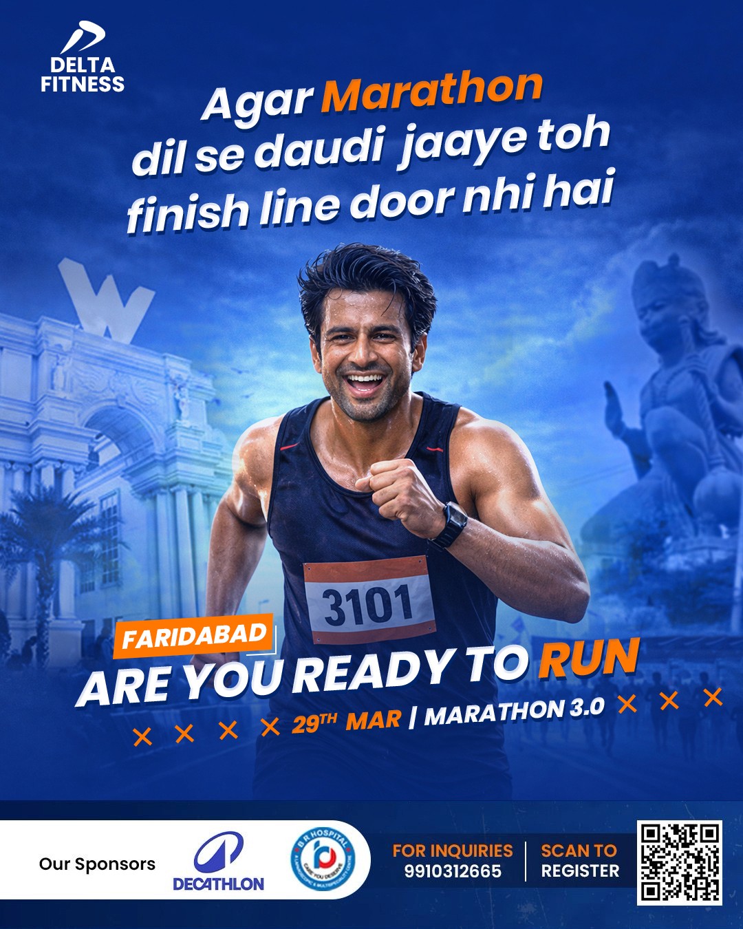 Delta Marathon Faridabad ready to run campaign