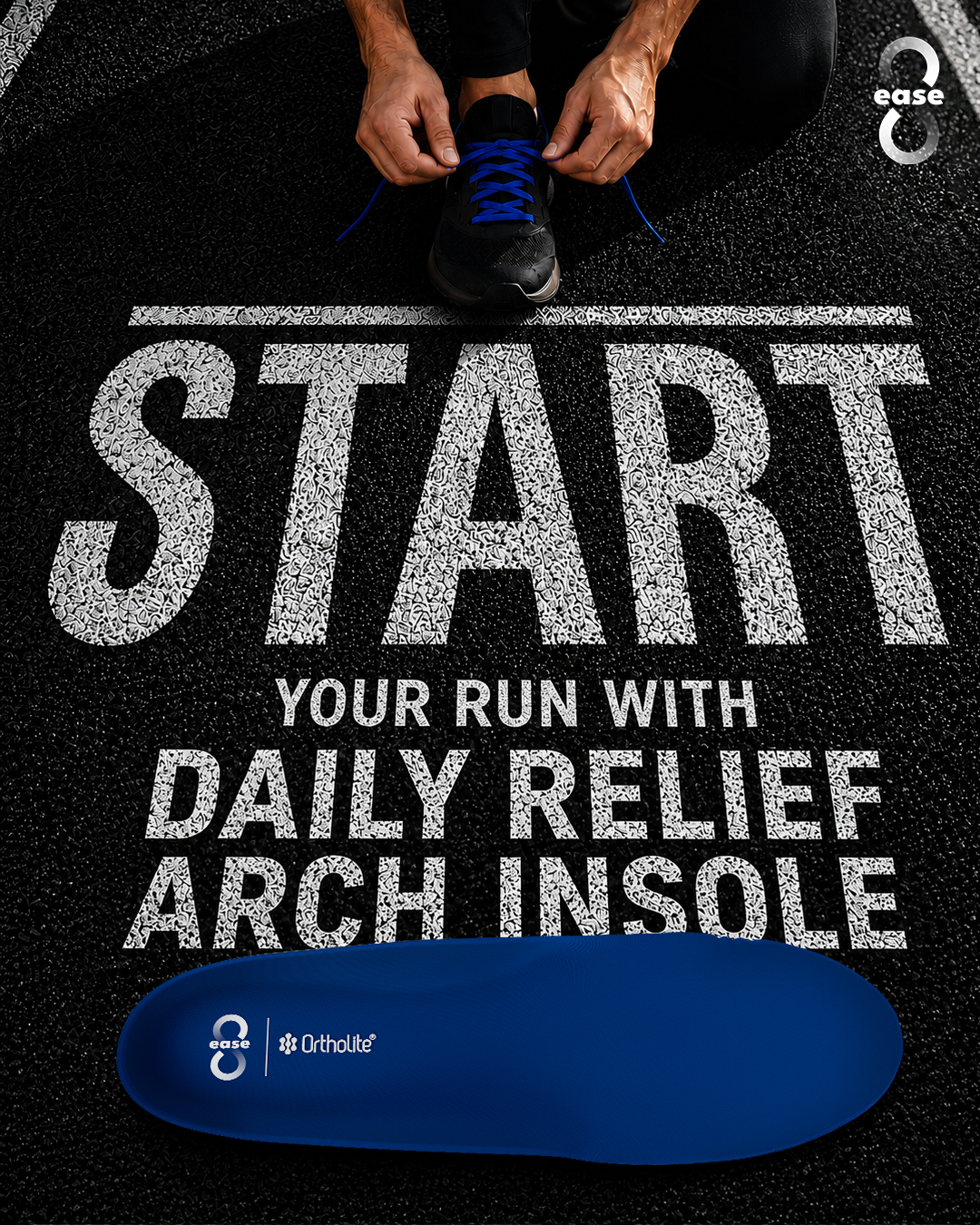 8ease Daily Relief Arch Insole campaign
