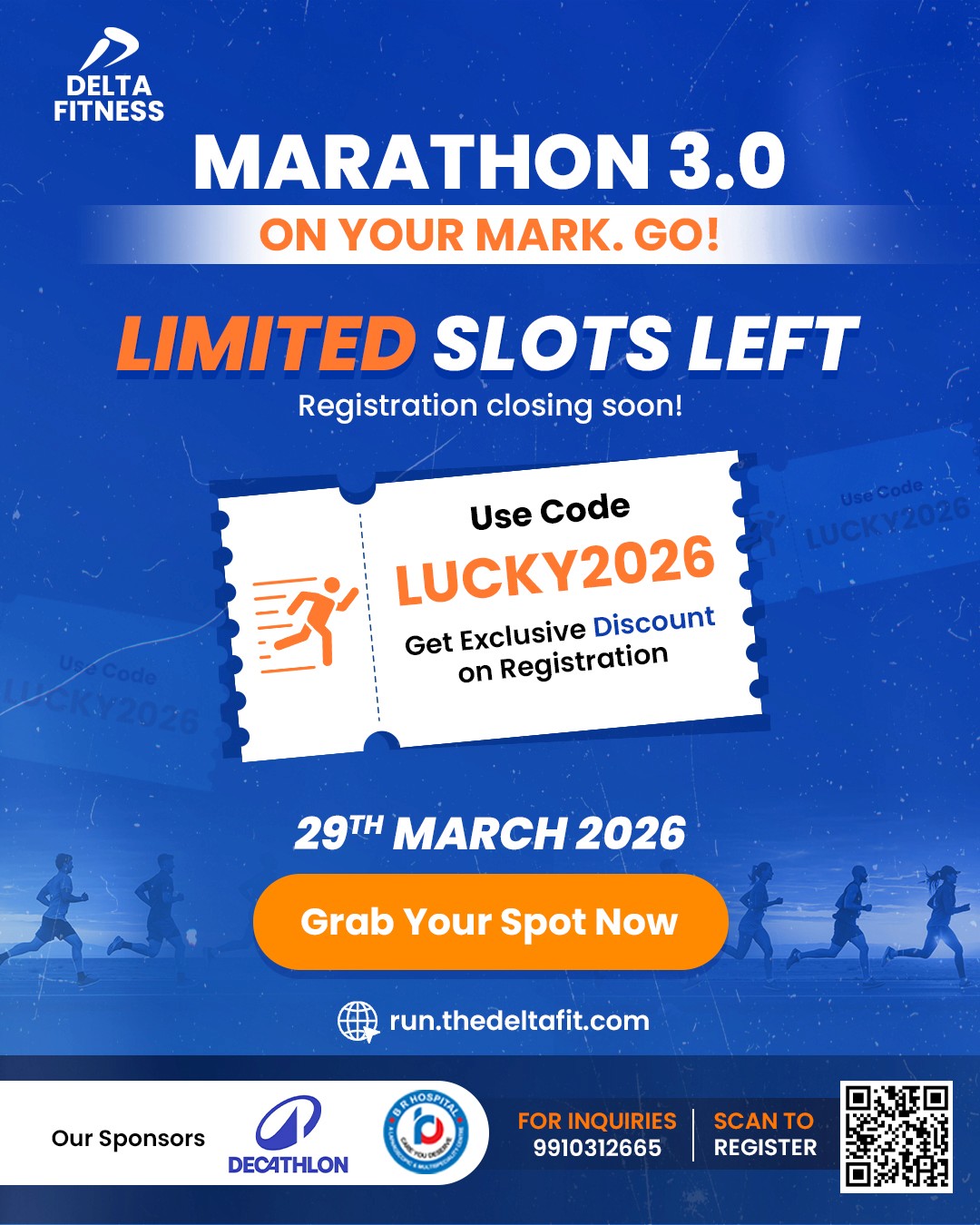 Delta Marathon registration campaign