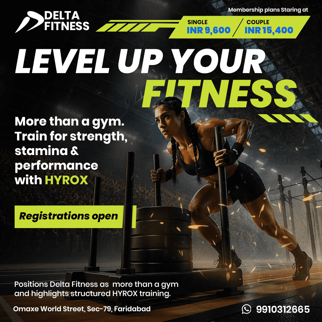 Delta Fitness HYROX registration campaign